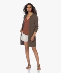 Sibin/Linnebjerg Zuni Lang Open Vest - Coffee -Kleding Series Winkel 230531 309c7009 2eda 4958 945f e884fa62e9de scaled
