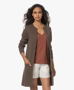 Sibin/Linnebjerg Zuni Lang Open Vest - Coffee -Kleding Series Winkel 230531 6a06e2f4 a007 40ac b90a 8fe1d0adb1ff scaled