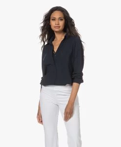 Japantky Kaemi Light Travel Jersey Blouse - Zwartblauw -Kleding Series Winkel 230531 7c9b3a2b e5f3 422c 8783 9e917d761b84