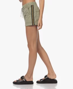 Zadig & Voltaire Paro Katoenen Short Met Zijstrepen - Tilleul -Kleding Series Winkel 230601 02d25869 d683 4c3b bb3f 5a057cebb442 scaled