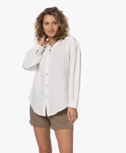 Rails Charlet Mousseline Blouse Met Rimpelplooien - Wit -Kleding Series Winkel 230601 2d711383 1d40 4406 9623 36c322ed0560