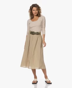 Gai+Lisva Petra Katoenen Poplin Midi Rok - Chinchilla -Kleding Series Winkel 230601 5ae8b7e0 8da4 4d7e 9b73 f6eccaf32c6f scaled