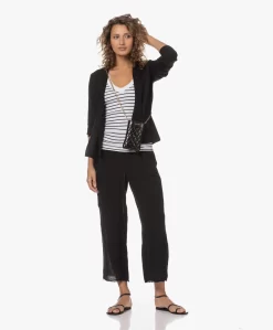 Vanessa Bruno Doorgestikt Leren Telefoontasje - Zwart -Kleding Series Winkel 230601 74344a4b 76bb 4280 a516 934f3430d4df scaled