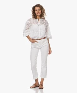 Resort Finest Isabella Broderie Anglaise Blouse - Wit -Kleding Series Winkel 230601 7f7d9a39 2fdd 4b72 a726 aa7ba179ff69