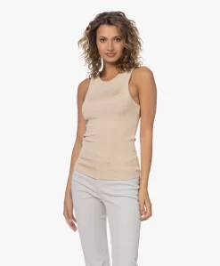 Drykorn Olina Viscose Rib Jersey Tanktop - Nude