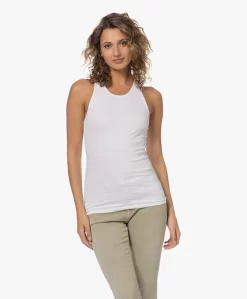 Enza Costa Pima Katoenen Slim Racer Tanktop - Wit -Kleding Series Winkel 230601 914a8d12 33a4 42f0 b627 c74671139e96 scaled