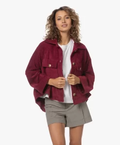 Baindoux Gaby Oversized Terry Jack - Bordeaux -Kleding Series Winkel 230601 b62de4d2 e511 4226 82fe f64fa584c8b9 scaled