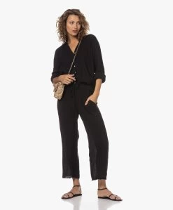 Michael Stars Toni Mousseline Raglan Blouse - Zwart -Kleding Series Winkel 230601 bf9a91a5 e4d8 4bbf bf3a a9da1a6bbef9