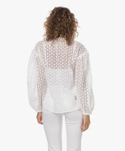 Resort Finest Isabella Broderie Anglaise Blouse - Wit -Kleding Series Winkel 230601 e911d496 cefc 4f78 8522 7c8fb3ec08c4