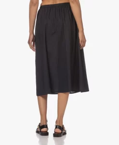 Gai+Lisva Petra Katoenen Poplin Midi Rok - Zwart -Kleding Series Winkel 230606 20265cbd 7ead 4b43 877b 3133543cf0a3 scaled