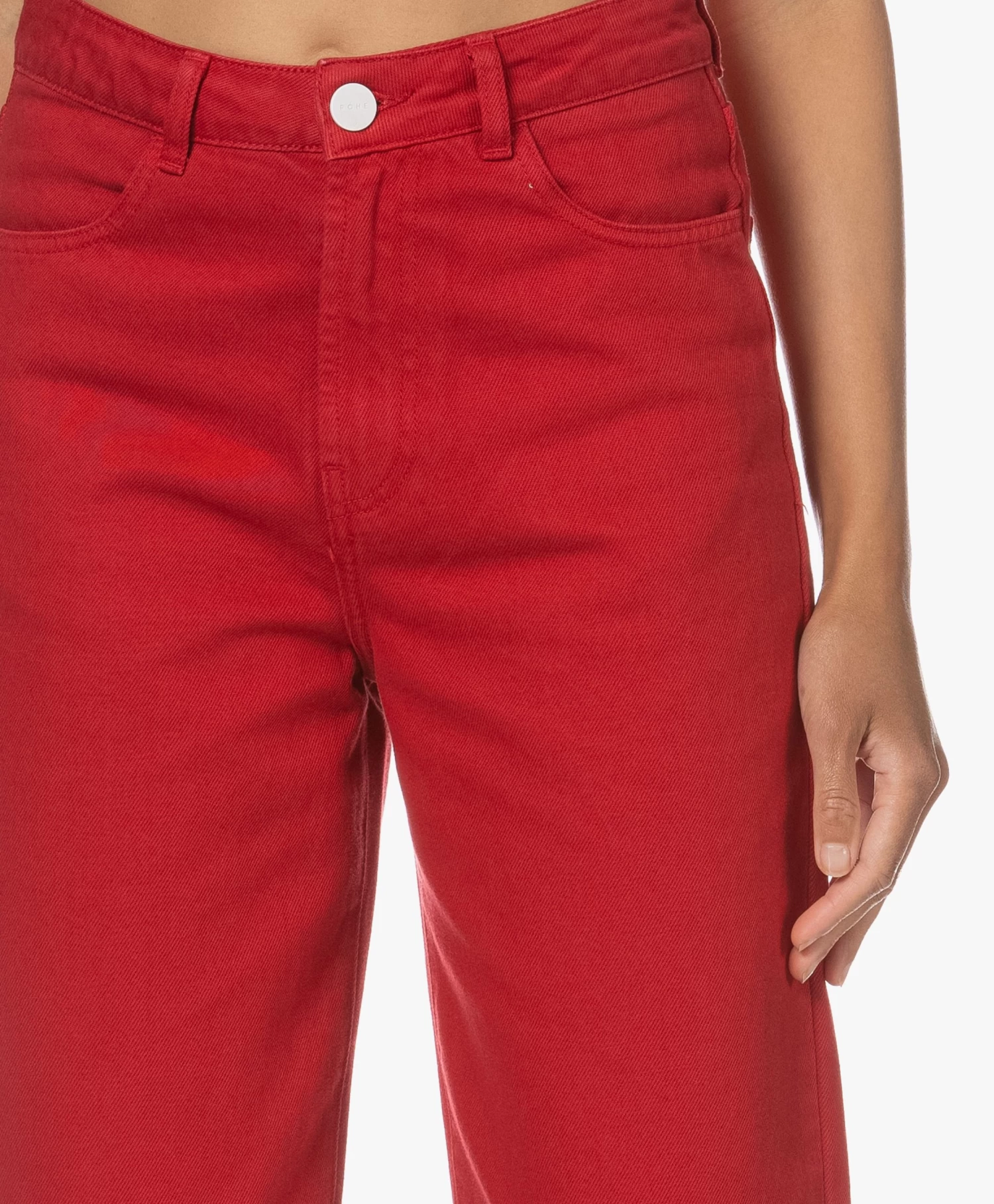Róhe Relaxed-Fit Straight Jeans - Raspberry Red 10 Róhe Relaxed-Fit Straight Jeans - Raspberry Red - Afbeelding 10