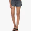 Anine Bing Leya Denim Short - Dark Sea