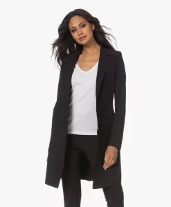 Japantky Luna Lange Travel Jersey Blazer - Diepzwart