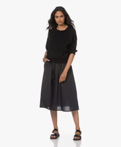 Gai+Lisva Petra Katoenen Poplin Midi Rok - Zwart -Kleding Series Winkel 230606 c917743e edf4 4d04 8440 37c649c67f3c scaled