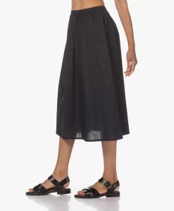 Gai+Lisva Petra Katoenen Poplin Midi Rok - Zwart -Kleding Series Winkel 230606 e2ea26b8 4f4c 4ea9 b379 1d6dea597dfb scaled