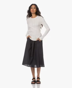Gai+Lisva Petra Katoenen Poplin Midi Rok - Zwart -Kleding Series Winkel 230606 f9f694f0 a8fc 4f47 85bc 4d77d89aa620 scaled