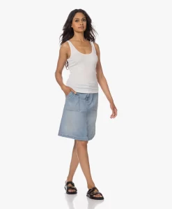 Closed Worker Denim A-Lijn Rok - Medium Blue -Kleding Series Winkel 230608 0363ea5d 4eb4 4ec7 9fb6 390b8cdb1c08 scaled