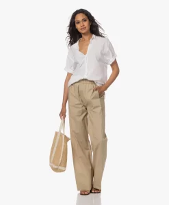 Gai+Lisva Thilde Poplin Pull-On Broek - Chinchilla -Kleding Series Winkel 230608 0b976406 bb7d 479a 84ba 6b290648ec0b scaled