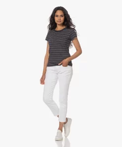 Rag & Bone The Slub Gestreept Pima Katoenen T-Shirt - Zwart 17 Rag & Bone The Slub Gestreept Pima Katoenen T-Shirt - Zwart -Kleding Series Winkel 230608 292c63db 0845 4c10 9507 96d932b9d419 scaled