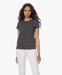 Rag & Bone The Slub Gestreept Pima Katoenen T-Shirt - Zwart 20 Rag & Bone The Slub Gestreept Pima Katoenen T-Shirt - Zwart -Kleding Series Winkel 230608 576587ea 1075 43f9 bad6 3885af098b8a scaled