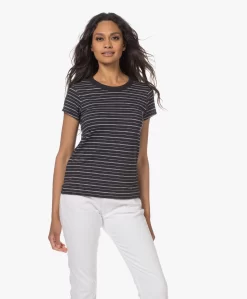 Rag & Bone The Slub Gestreept Pima Katoenen T-Shirt - Zwart 24 Rag & Bone The Slub Gestreept Pima Katoenen T-Shirt - Zwart -Kleding Series Winkel 230608 c0246eab e95f 498b bc2a 8248824d8689 scaled