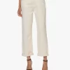 Rag & Bone Featherweight Dre Low-Rise Slim Boyfriend Jeans - Ecru