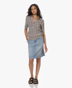 Closed Worker Denim A-Lijn Rok - Medium Blue -Kleding Series Winkel 230608 efaffef1 8ab4 4148 8e34 5a7599bd2ec1 scaled