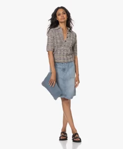 Closed Worker Denim A-Lijn Rok - Medium Blue -Kleding Series Winkel 230608 fef68e14 8f75 487c 8589 1440e899c07a scaled