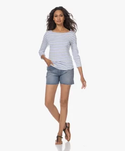 No Man'S Land Gestreept Viscosemix T-Shirt - Dark Cornflower -Kleding Series Winkel 230613 0a13c015 351b 4377 ac6e dd7151a136f6 scaled