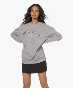 Deblon Sports Gigi Oversized Logo Sweatshirt - Grijs Mêlee -Kleding Series Winkel 230613 539b12d5 eabf 41c2 8005 2e19e606a318 scaled