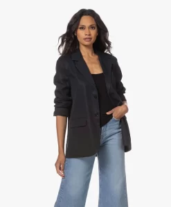 Zadig & Voltaire Vanille Lyocell Blazer - Zwart