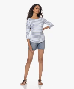 No Man'S Land Gestreept Viscosemix T-Shirt - Dark Cornflower -Kleding Series Winkel 230613 93809456 3ed0 4272 85e8 9f5537a74036 scaled