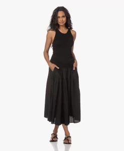 Enza Costa Cool Cotton Tiered Maxi Rok - Zwart -Kleding Series Winkel 230613 93f9e2e5 9a1b 44e6 b4e7 8f5234401111 scaled