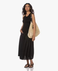 Enza Costa Cool Cotton Tiered Maxi Rok - Zwart -Kleding Series Winkel 230613 c4fe03e2 7956 4a11 a92a ad74f0cfc3f8 scaled
