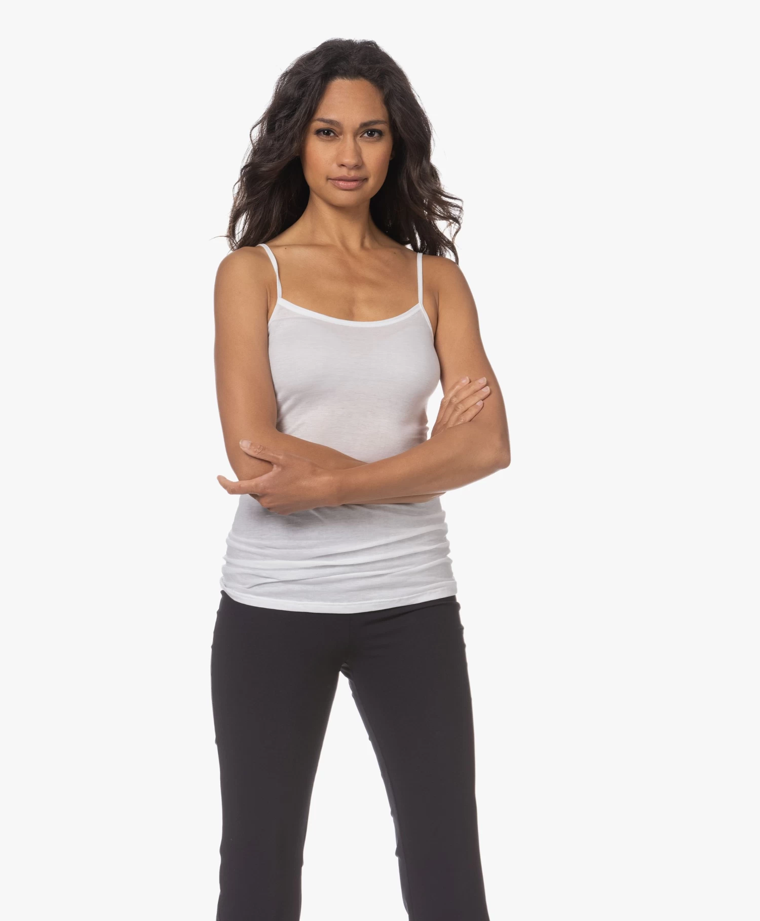 Hanro Ultralight Katoenen Spaghetti Top - Wit 12 Hanro Ultralight Katoenen Spaghetti Top - Wit - Afbeelding 12