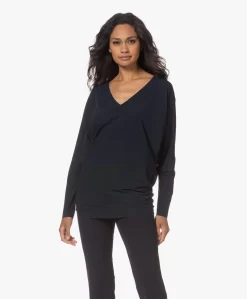 Japantky Yamas Travel Jersey Longsleeve - Zwartblauw