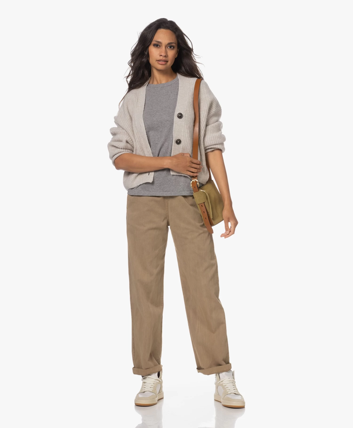 Closed Rib Alpaca Wolmixgaren Vest - Sea Grey 5 Closed Rib Alpaca Wolmixgaren Vest - Sea Grey - Afbeelding 5