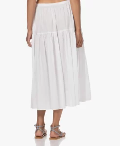 Enza Costa Cool Cotton Tiered Maxi Rok - Wit -Kleding Series Winkel 230614 4a216b40 bfe0 4d41 a853 ebdc05b042b0 scaled