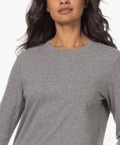 Majestic Filatures Katoenen Lange Mouwen T-Shirt - Grijs Mêlee -Kleding Series Winkel 230614 d5cd98f7 44c8 48c0 8588 26c82172e0ac