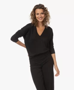 Rag & Bone The Knit Vee Fijn Gebreide V-Hals Trui - Zwart -Kleding Series Winkel 230620 15833cc6 607b 473a 819c 1136eafe64de scaled