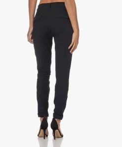 Japantky Hanna Jersey Bandplooi Broek - Zwartblauw -Kleding Series Winkel 230620 222fec54 ece5 4c0c b3fe 26908dc36338 scaled