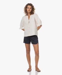Rails Marina Lyocell En Linnen Blouse - Pearl -Kleding Series Winkel 230620 535d5e43 c728 43cb b28b 1a8a955a5d3f
