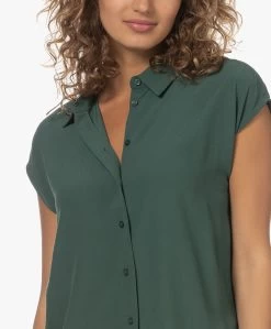 By-Bar Kiek Viscose Crêpe Mouwloze Blouse - Deep Green -Kleding Series Winkel 230620 5bf62c18 dbc7 4c86 995d 8a06f64df7e4
