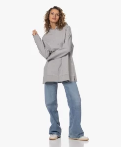 Gai+Lisva Malou Oversized Bio Katoenen Hoodie - Lichtgrijs Mêlee -Kleding Series Winkel 230620 76c5daea e6f9 4e9a ac95 79f68a5f2d61 scaled