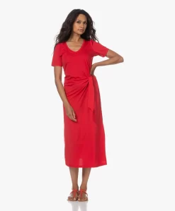 Plein Publique La Filicia Jersey Faux Wikkeljurk - Bright Red -Kleding Series Winkel 230622 24a5b5c8 7d92 4614 aae7 66c212e35679 scaled