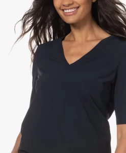 Japantky Lyo Travel Jersey V-Hals T-Shirt - Zwartblauw -Kleding Series Winkel 230622 5d5d8e89 379f 4894 be7b 769e3579de10 scaled