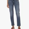 Rag & Bone Dre Low-Rise Slim Boyfriend Jeans - Ash