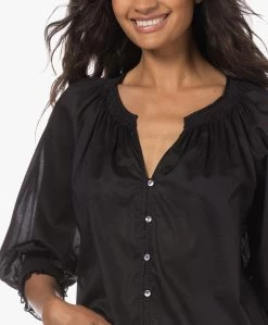 Rails Mariah Blouse Met Gesmokte Details - Zwart -Kleding Series Winkel 230622 95cb819d a05b 400d 8ae9 6ad83e0f2338