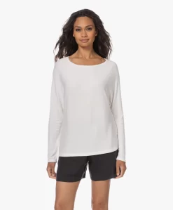 Vince Modal Longsleeve Met Vleermuismouwen - Off-White -Kleding Series Winkel 230622 c8301eb7 5b95 4876 98eb 7a7602145dac scaled