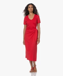 Plein Publique La Filicia Jersey Faux Wikkeljurk - Bright Red -Kleding Series Winkel 230622 d366fce9 42c4 4794 9e0c 4dce7cc53bff scaled
